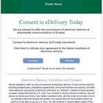 Consent to eDelivery